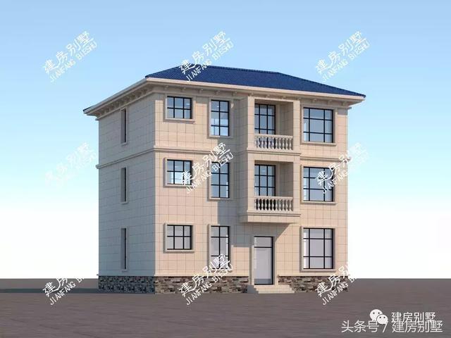 帶套間的三層別墅設計方案圖，造型氣派戶型通透