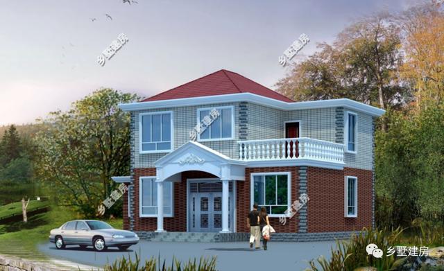 3款適合鄉村的簡單住宅設計方案圖，造價低，建造簡單