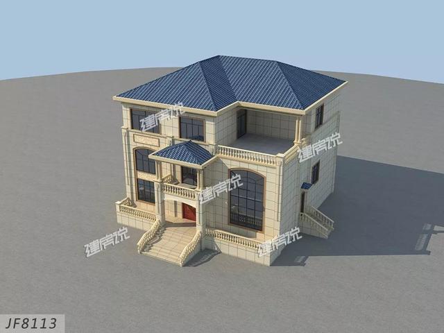 幾十款氣派美觀的別墅外觀效果圖設計，隨便建一棟都不白活