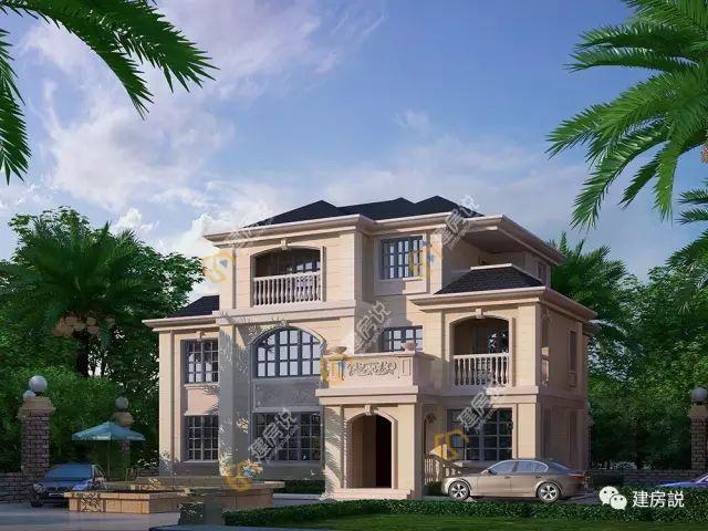 幾十款氣派美觀的別墅外觀效果圖設計，隨便建一棟都不白活
