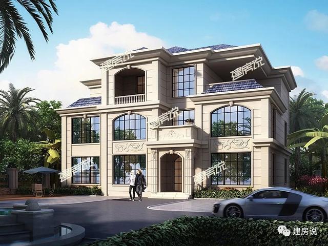 幾十款氣派美觀的別墅外觀效果圖設計，隨便建一棟都不白活
