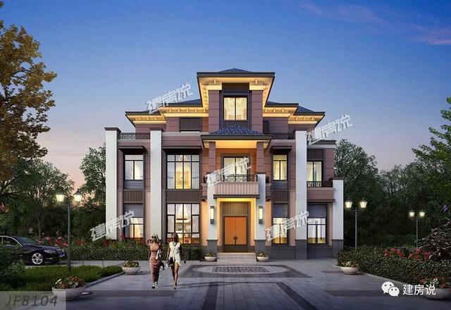 幾十款氣派美觀的別墅外觀效果圖設計，隨便建一棟都不白活