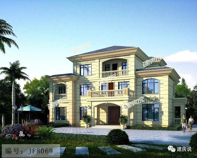 幾十款氣派美觀的別墅外觀效果圖設計，隨便建一棟都不白活