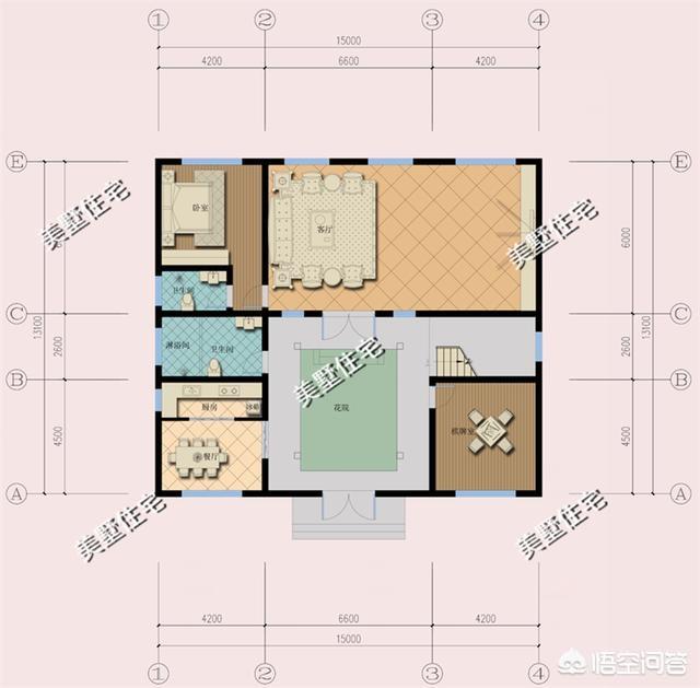 農村宅基地寬18米長28米如何設計別墅方案好？