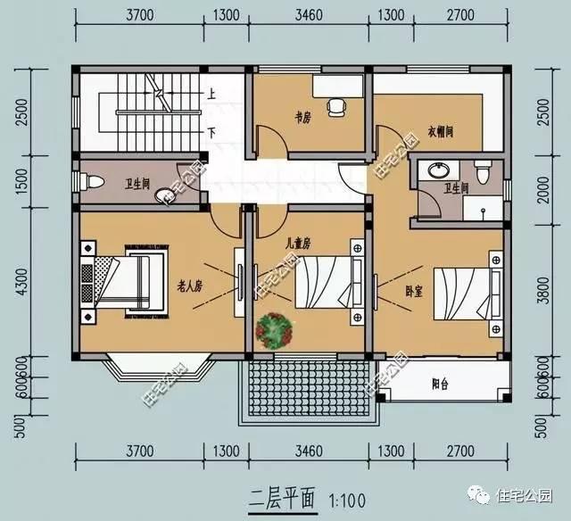 農村建房，還是首選半坡半平兩層半，這10套最好看