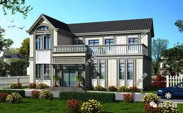 農村建房，還是首選半坡半平兩層半，這10套最好看