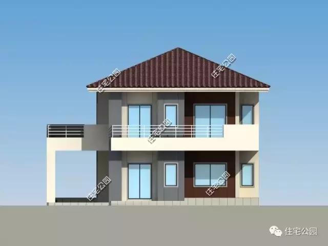 16X12米農村別墅，造型簡潔，室內劃分清晰，私密獨立！