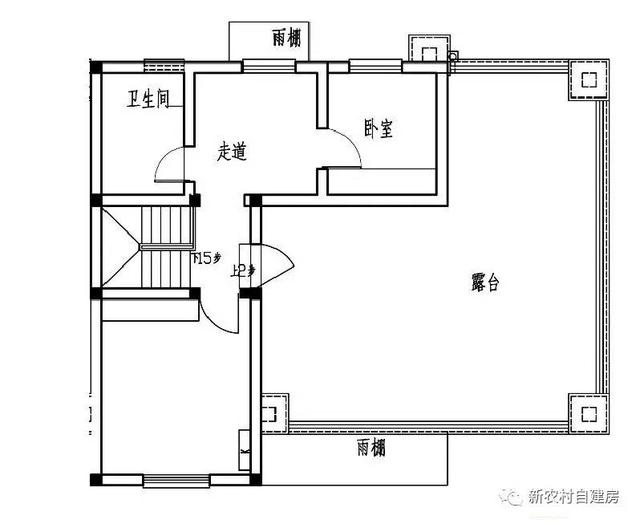 帶庭院110平農村別墅，5室2廳2衛，這個設計我給99分