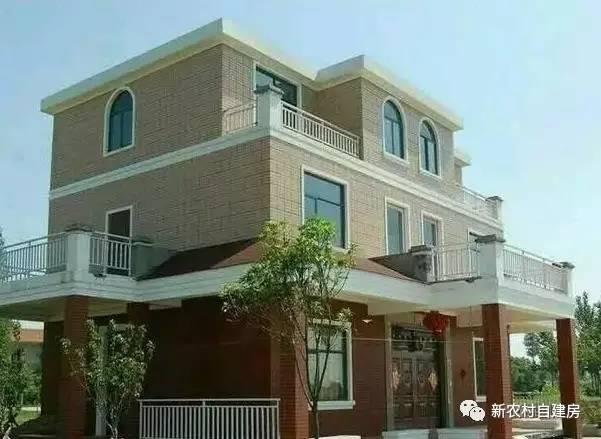 實拍農村已經建好的別墅戶型，完爆網上的效果圖