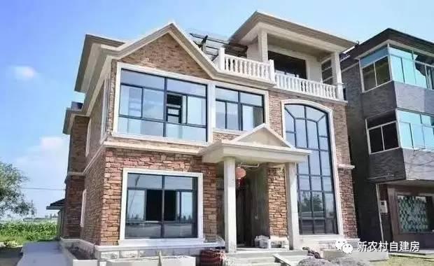 實拍農村已經建好的別墅戶型，完爆網上的效果圖