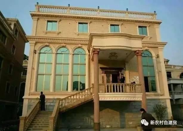 實拍農村已經建好的別墅戶型，完爆網上的效果圖