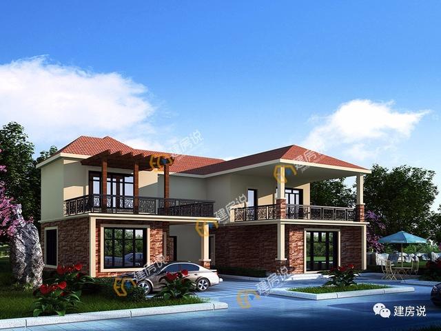 帶堂屋的三合院農村別墅，真正適合農村人的自建房