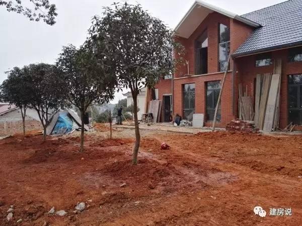 湖南寧鄉(xiāng)網(wǎng)友自建二層歐式別墅，文化石墻耐人尋味