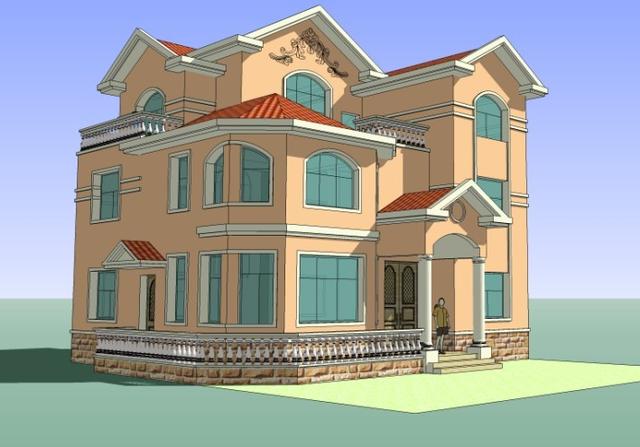 農村別墅建的太好看了，讓鄰居情何以堪