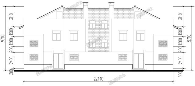 二層帶閣樓雙拼民居，來看看后院的禽舍怎么布置的吧！