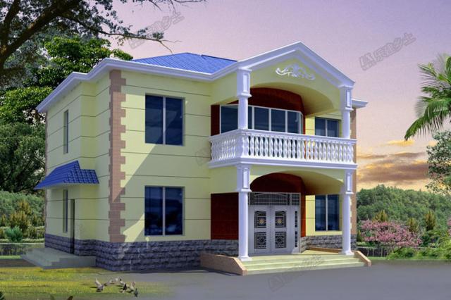 15x16米二層簡歐別墅設計，戶型經濟實用