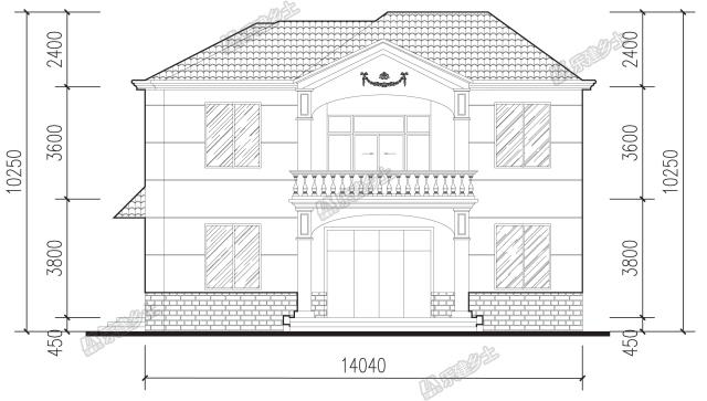 15x16米二層簡歐別墅設計，戶型經濟實用