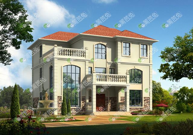 讓湖南姑娘笑到醒的農村自建別墅設計！豪華大氣附全套別墅圖紙！