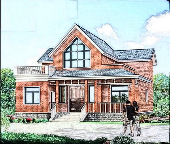 免費送！新農村自建別墅全套施工圖紙，兩層13.1X12.8米