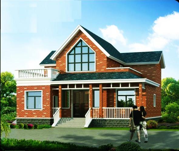 免費送！新農村自建別墅全套施工圖紙，兩層13.1X12.8米