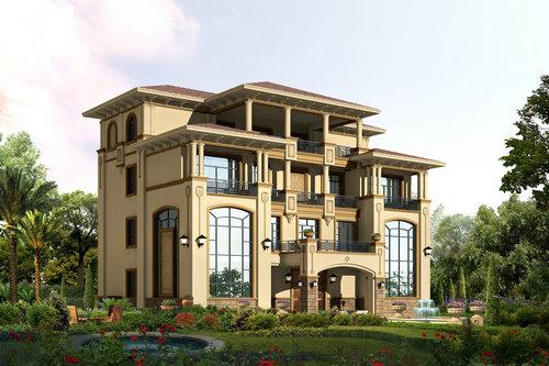 農(nóng)村自四層建豪宅別墅！含地下室加個(gè)觀光電梯更完美！全套圖紙！