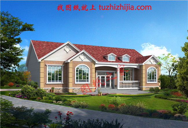 鄉(xiāng)下建房一層戶型圖及全套圖紙，養(yǎng)老房，還是一層好