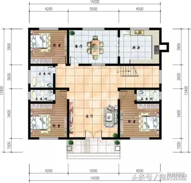 傳承了幾千年的對稱美，這個別墅造型難道就只有我覺得美？