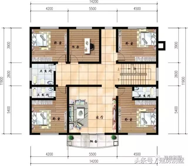 傳承了幾千年的對稱美，這個別墅造型難道就只有我覺得美？