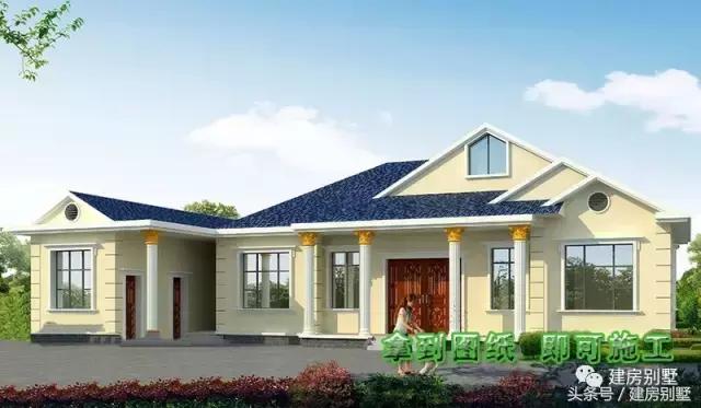 兩套一層農村別墅戶型，第一套精致，第二套大氣