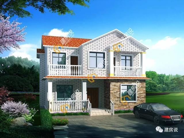 二層農(nóng)村小別墅，經(jīng)濟(jì)實(shí)用，造價(jià)不超過(guò)30萬(wàn)