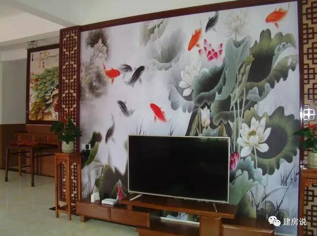 網友自建三層農村別墅，內部裝修不奢華但很有味道