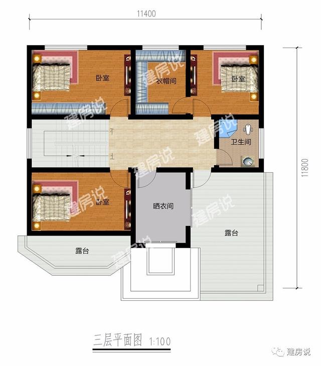 帶書房三層農村別墅，回鄉蓋一棟讓城里人也羨慕羨慕