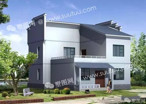 新農村二層徽派風格小別墅，建成絕對是一道亮點～