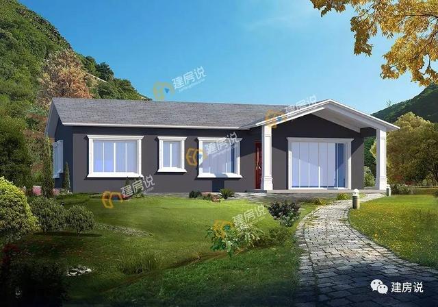 帶衣帽間的一層農(nóng)村別墅，造價(jià)只要20萬(wàn)