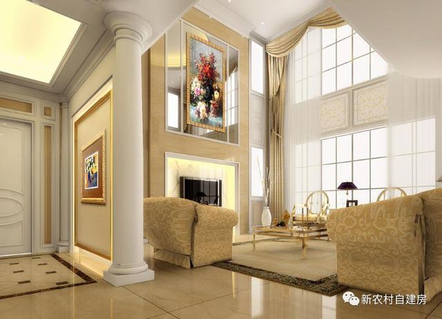 500萬的農村豪宅，泳池園林，這配置只有村長家建的起