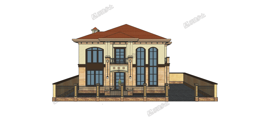 建一個這樣的二層歐式別墅，造價不高，里子面子全有啦！