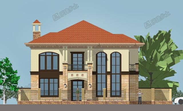 建一個這樣的二層歐式別墅，造價不高，里子面子全有啦！