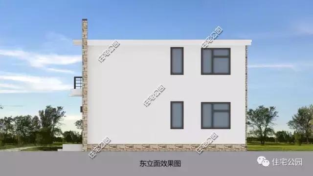 7X9.6米現(xiàn)代別墅，時尚、實(shí)用，造價(jià)僅12萬？