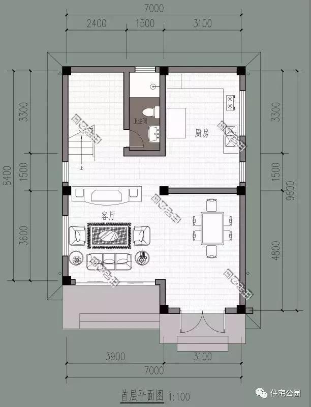 7X9.6米現(xiàn)代別墅，時尚、實(shí)用，造價(jià)僅12萬？