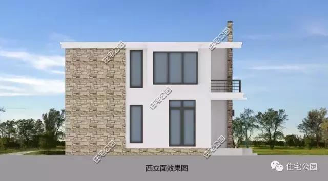 7X9.6米現(xiàn)代別墅，時尚、實(shí)用，造價(jià)僅12萬？