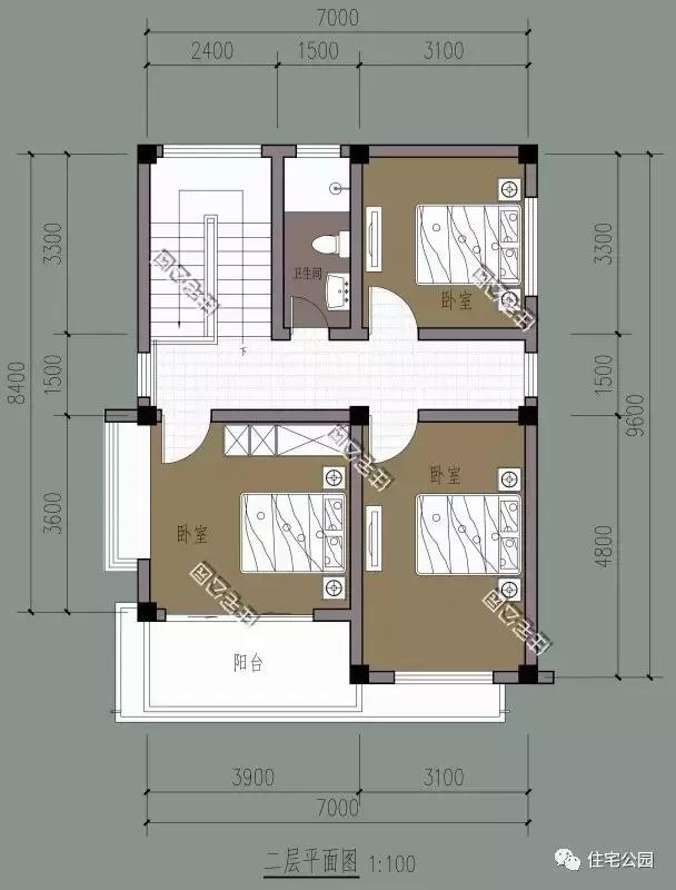 7X9.6米現(xiàn)代別墅，時尚、實(shí)用，造價(jià)僅12萬？