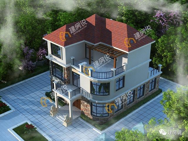 鏡頭下的漂亮房子，城里人都驚嘆農村住上了別墅