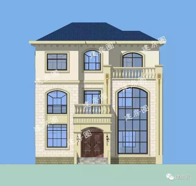 原來(lái)欣賞也是一種享受，三層漂亮帶大露臺(tái)歐式風(fēng)格別墅