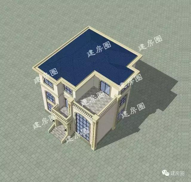 原來(lái)欣賞也是一種享受，三層漂亮帶大露臺(tái)歐式風(fēng)格別墅