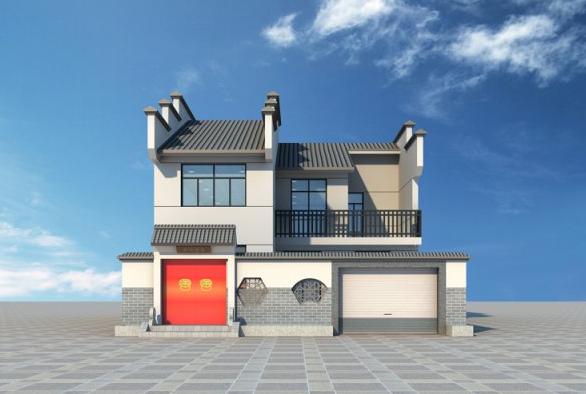 二層徽派鄉村別墅，只要50萬，最愛院子和地下室