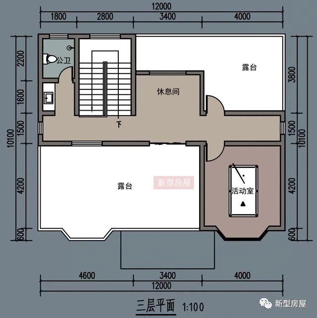 農村自建房別墅最佳戶型圖排名前5榜，戶型4最受歡迎