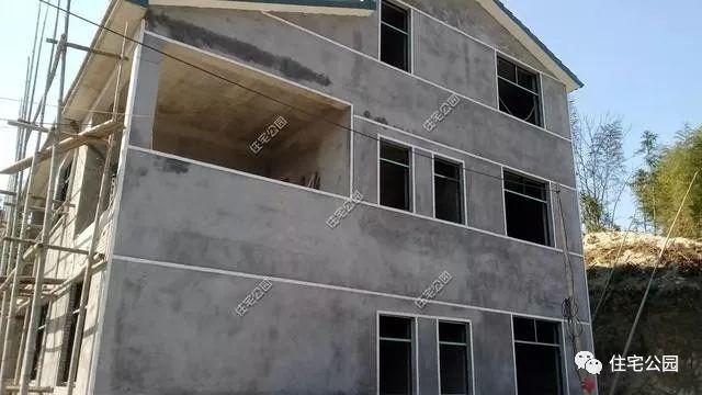 農村自建二層住宅施工全過程，附多張施工圖