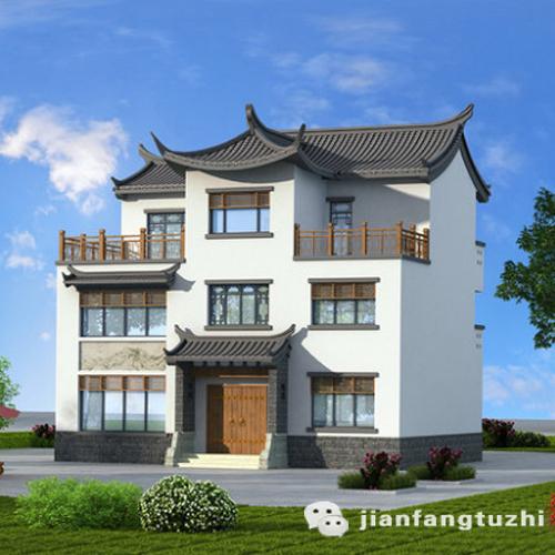 5款徽派風格農(nóng)村自建房設計方案圖，喜歡徽派的收藏了