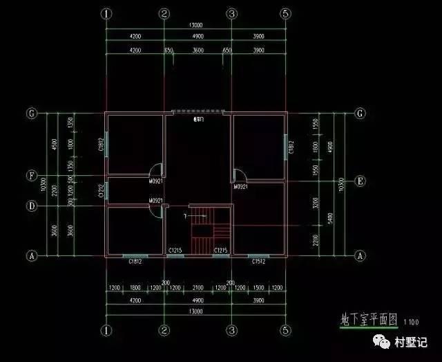 這款帶地下室的二層農(nóng)村小別墅戶型，鄰居們都來討圖紙