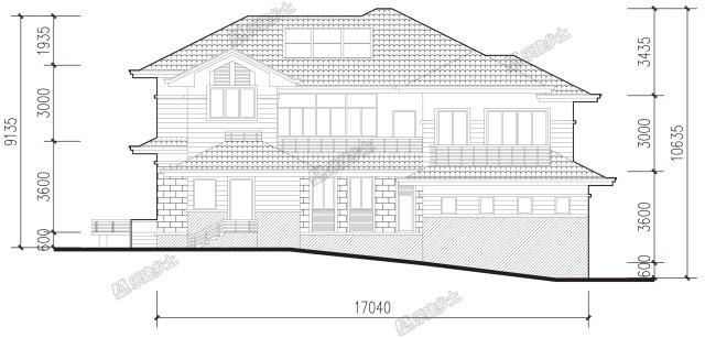 簡歐風格，大氣實用，二層別墅圖紙分享